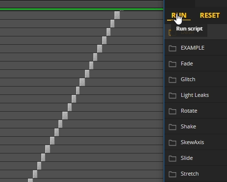 Will add your transitions to unlimited layers in a very short period of time. Enjoy the power!