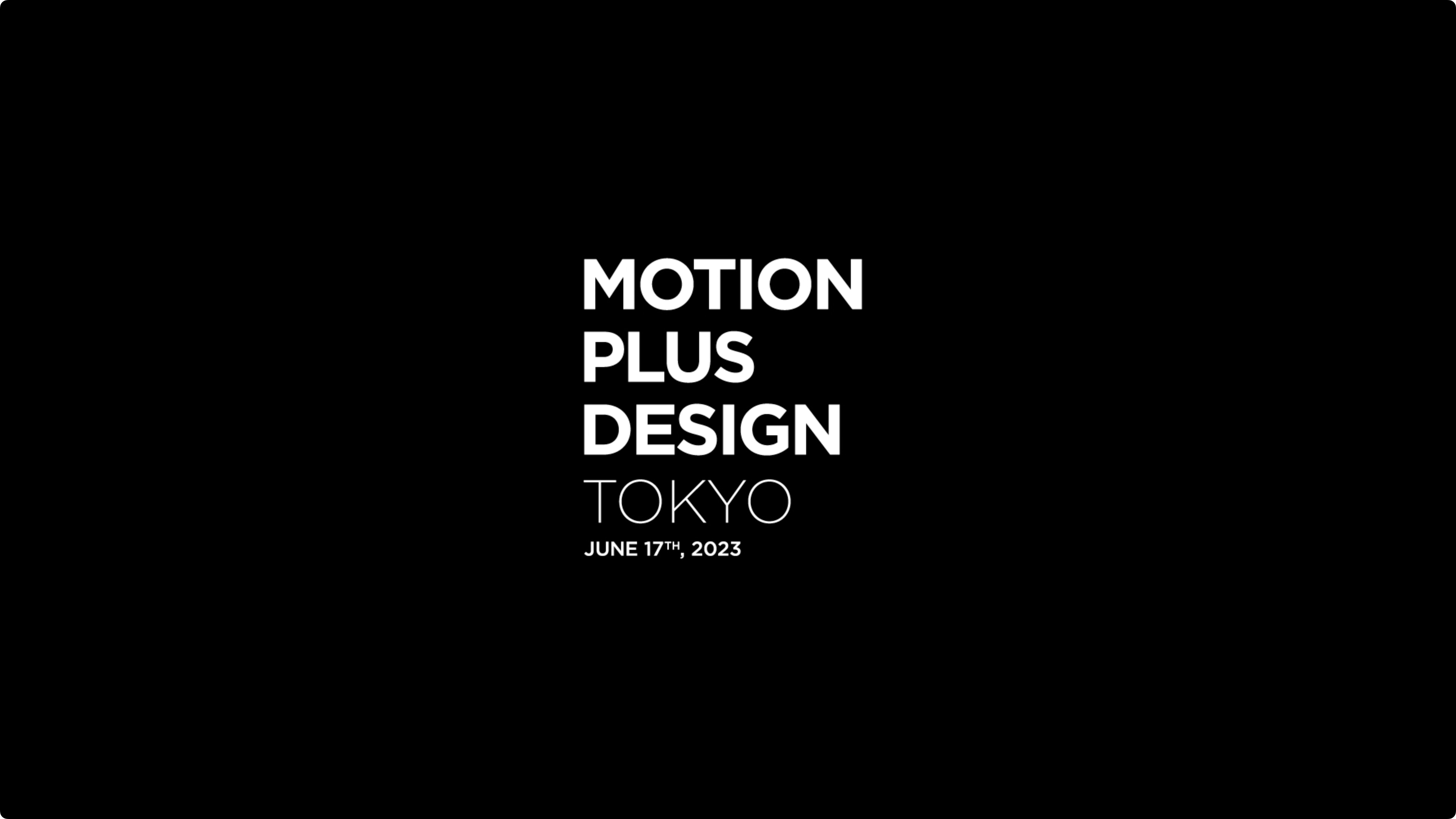 Motion Plus Design Tokyo 2023