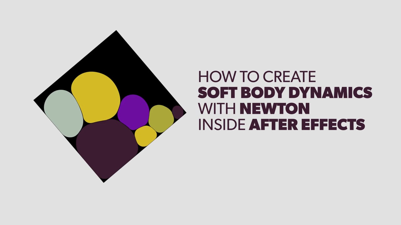 Creating Soft Body Dynamics with Newton inside After Effects