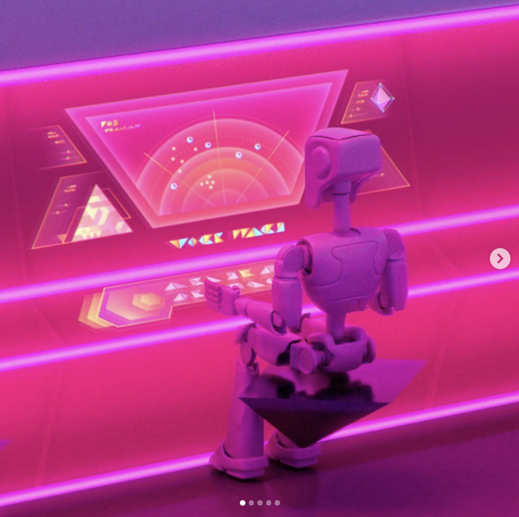 Early versions of the Robot "Orchestra" consoles for Mitchells Vs The Machines