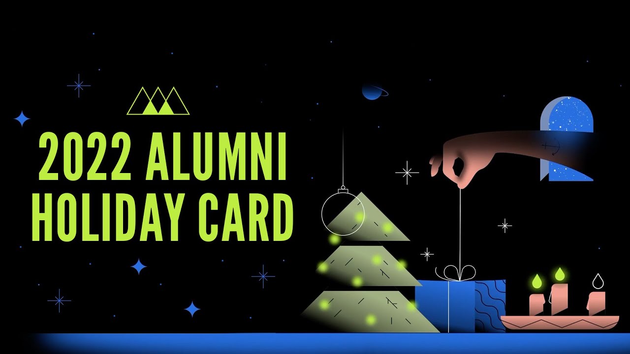 SOM Alumni Holiday Card 2022 | Motion Design Wishes