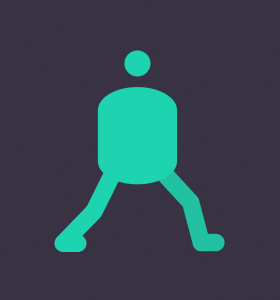 3 quarter angle character run