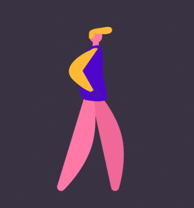 Double bounce Walk example