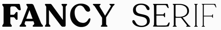 fancySerif