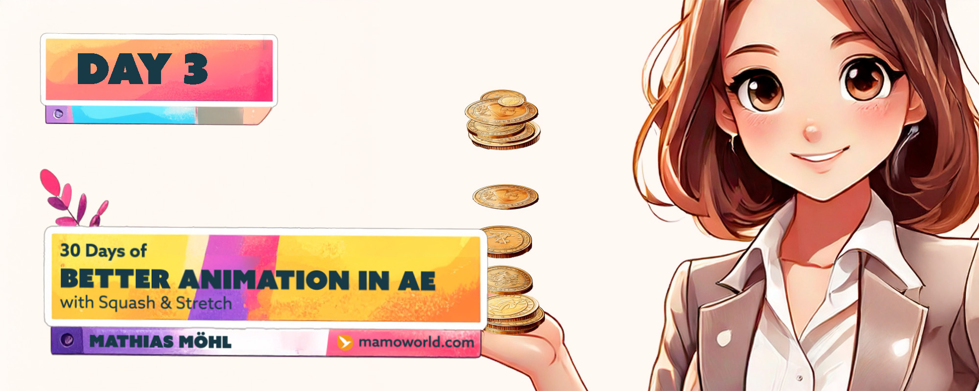Animate a Stack of Coins Falling in Just 60 Seconds!