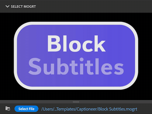 AeScripts - Captioneer 1 browse