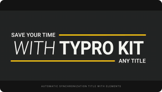 Auto adjustment title