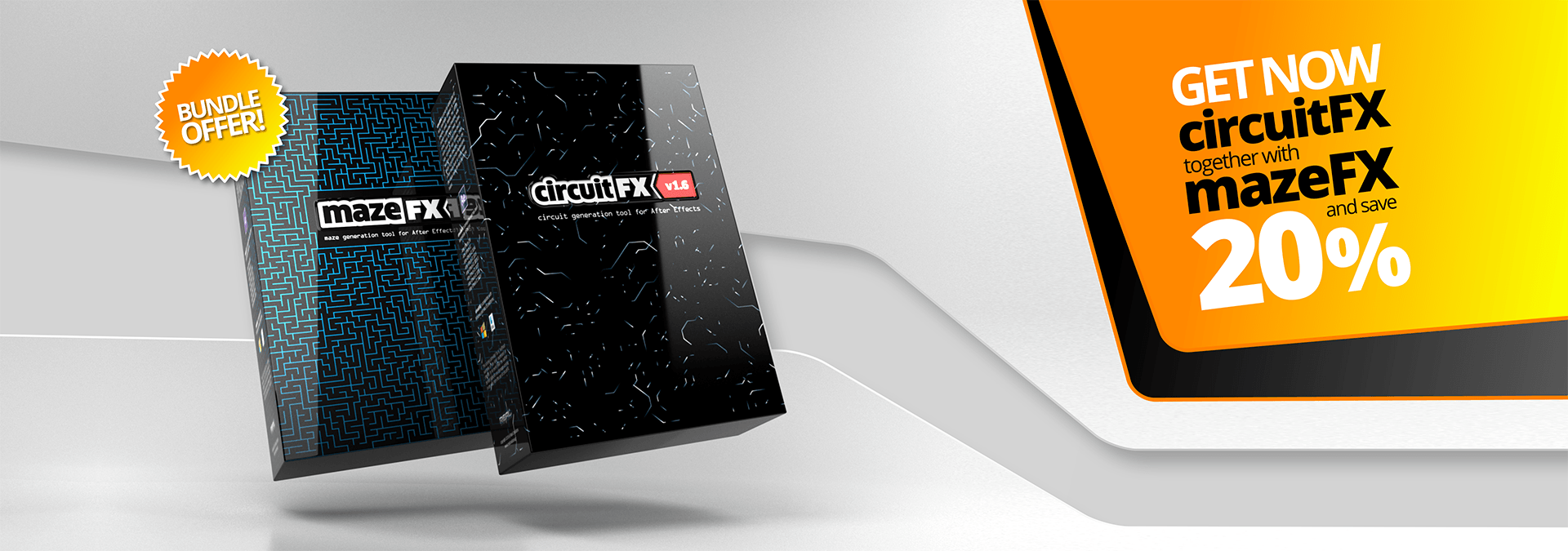 BUNDLE OFFER - Buy circuitFX together with mazeFX and save 20%