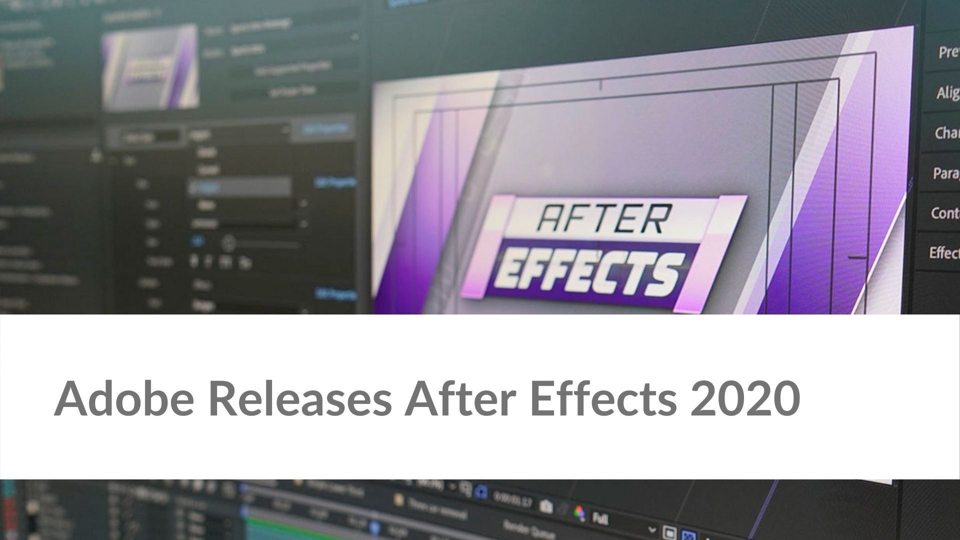 adobe after effects 2020