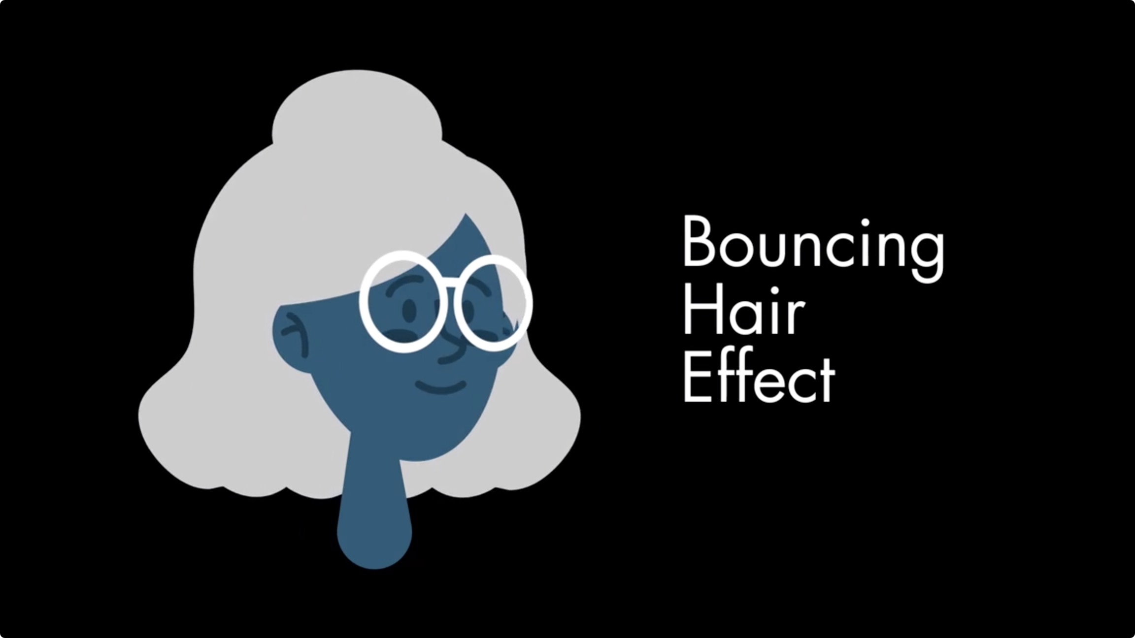 Bouncing Hair Effect - aescripts + aeplugins 