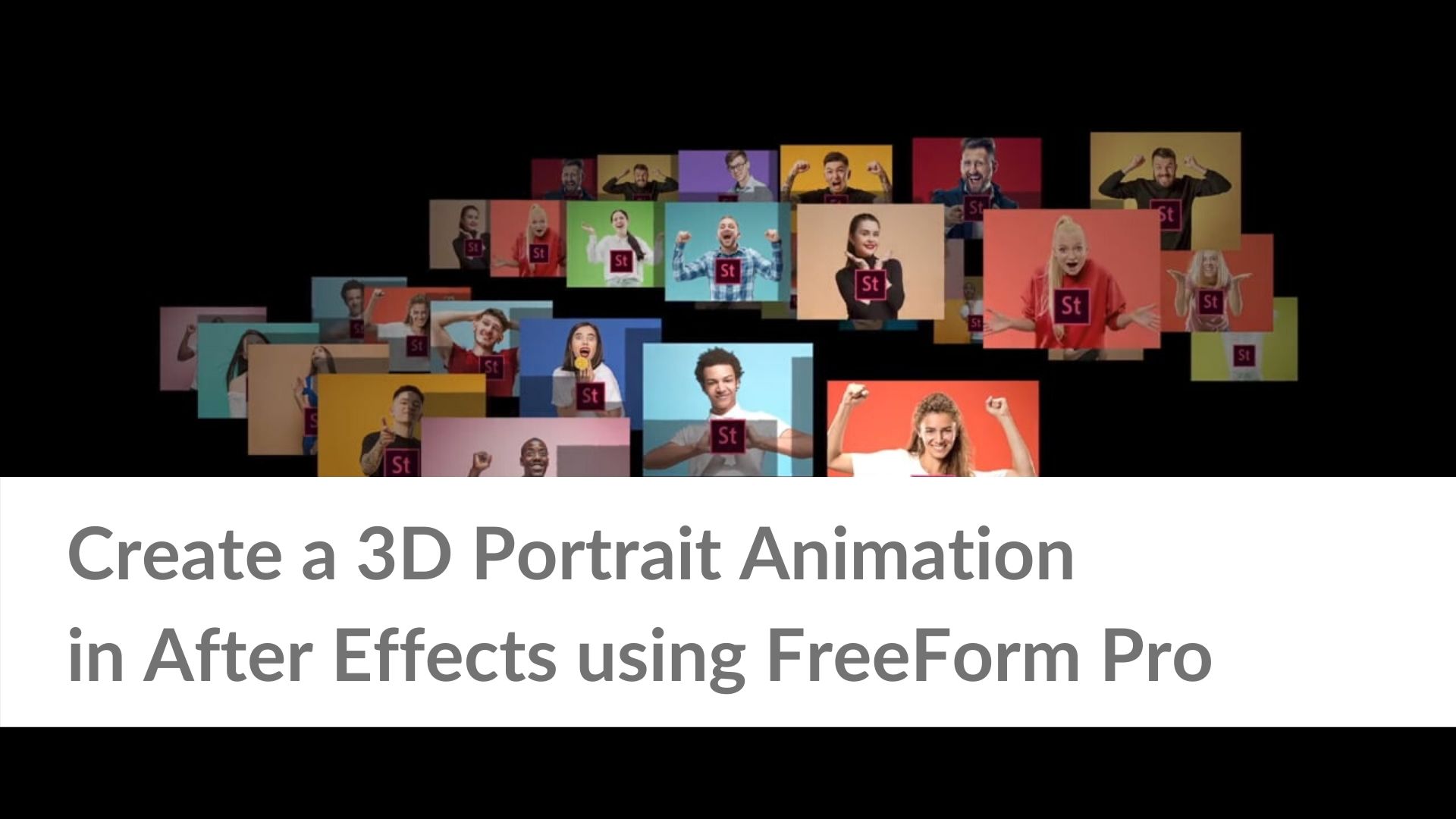 Create A 3d Portrait Animation In After Effects Using Freeform Pro