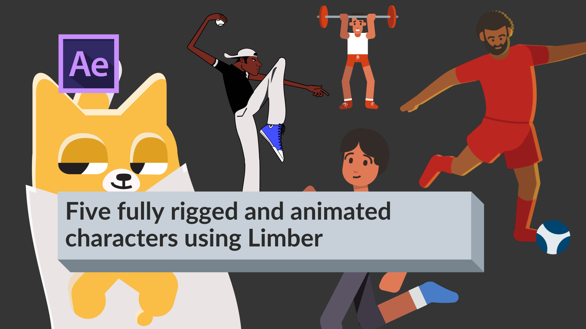 FREE: Five fully rigged and animated characters using Limber in After  Effects - aescripts + aeplugins 