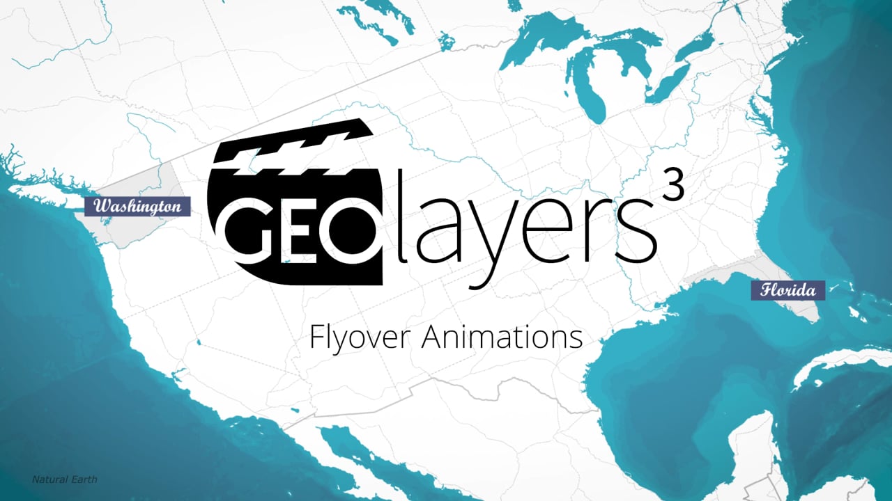 Create A Map Flyover Animation Using GEOlayers In After Effects ...