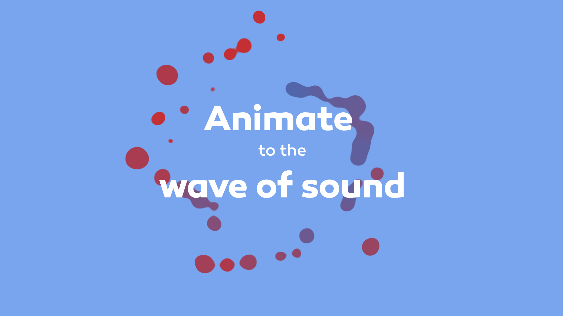Animate to the wave of sound in After Effects