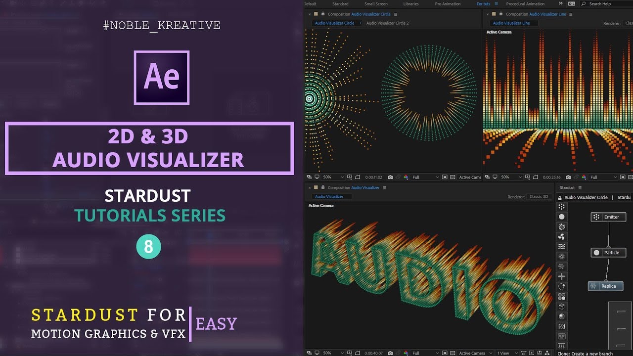 adobe after effects audio visualizer