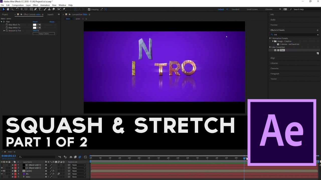 squash and stretch after effects download