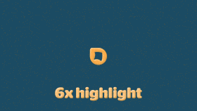 6x highlight