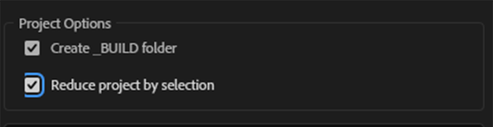 Image showing reduce checkbox toggled for Super Sweeper.