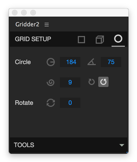 Circular grid