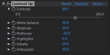 Controls (for AE)