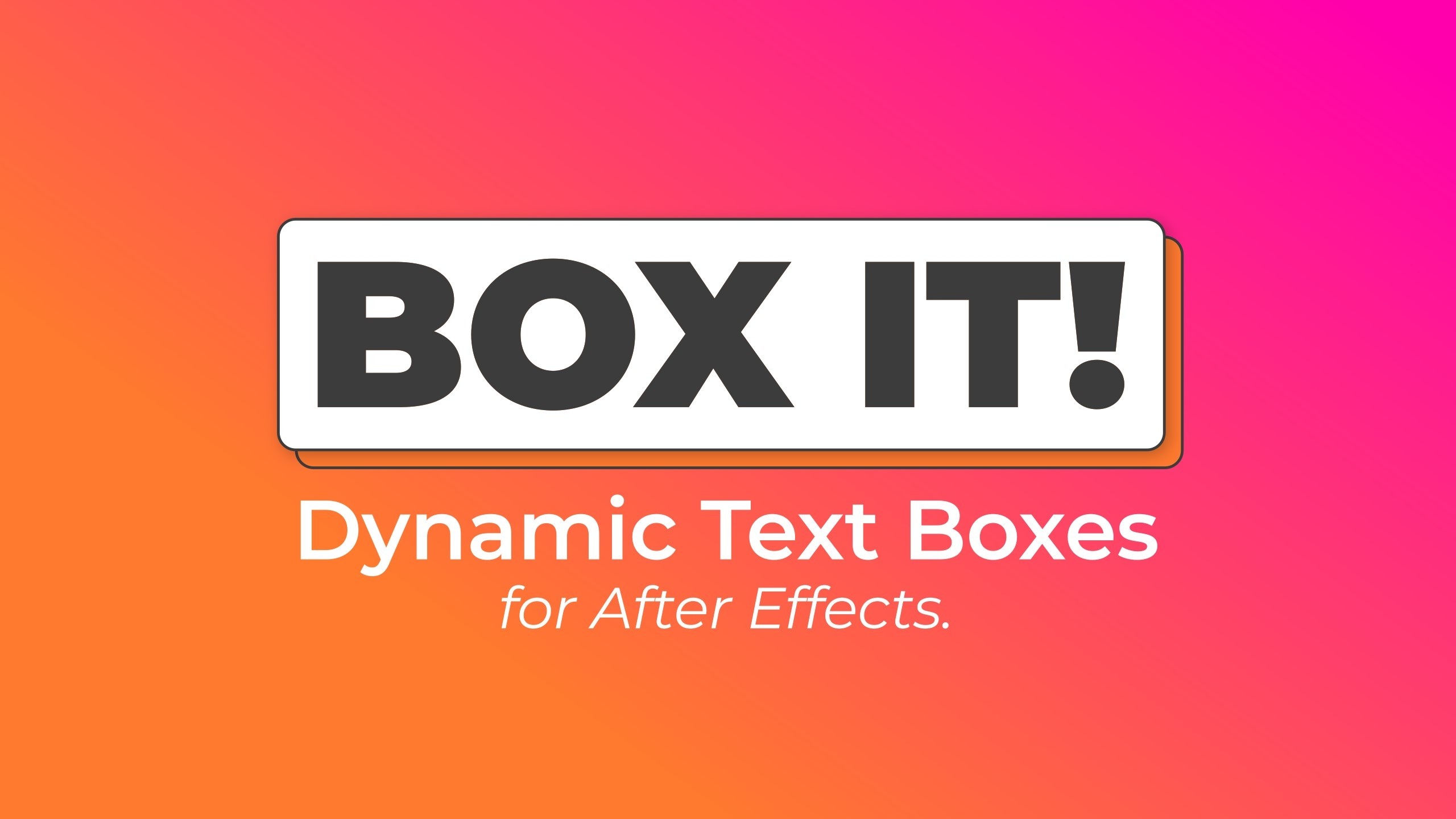 Box It Aescripts