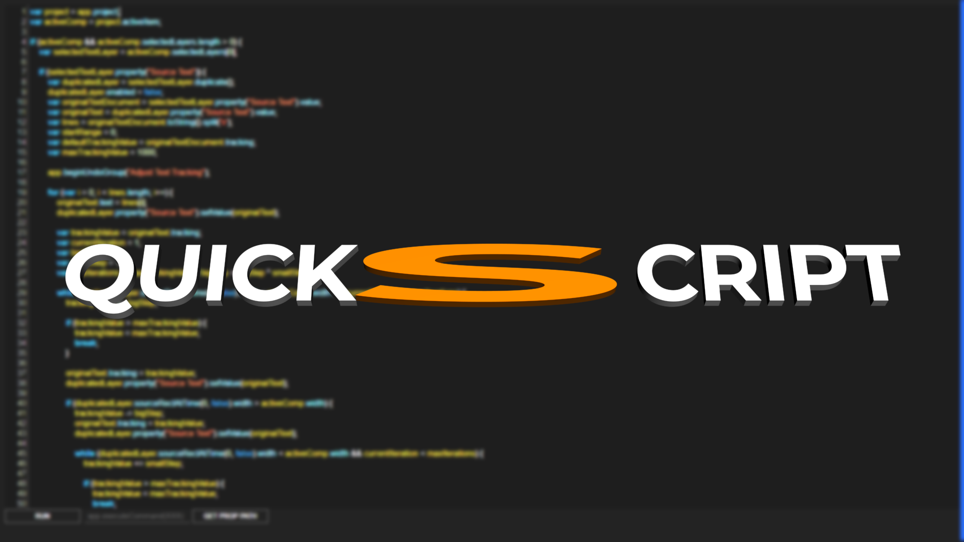 QuickScript - aescripts.com