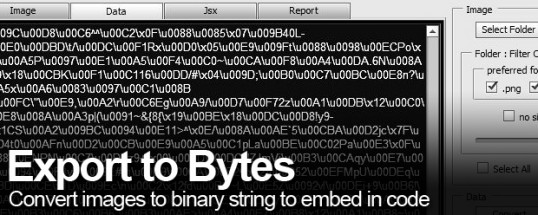 Export to Bytes