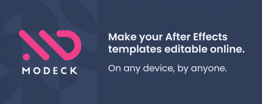 MoDeck.io After Effects Template Automation