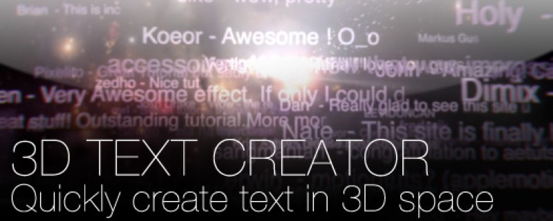 3d text creator png