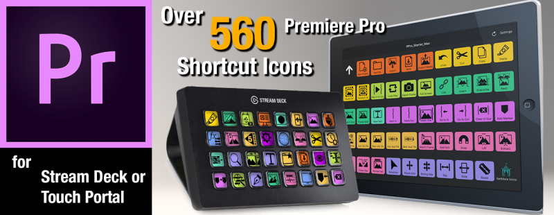 Premiere Pro Shortcut Icons - aescripts + aeplugins 