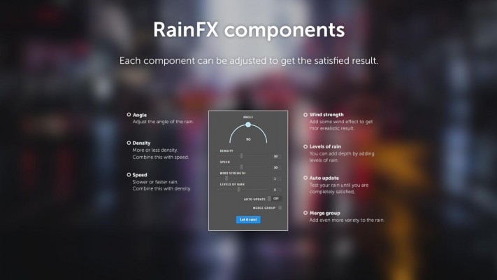 RainFX components