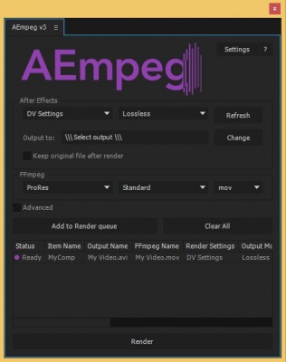 AEmpeg main page