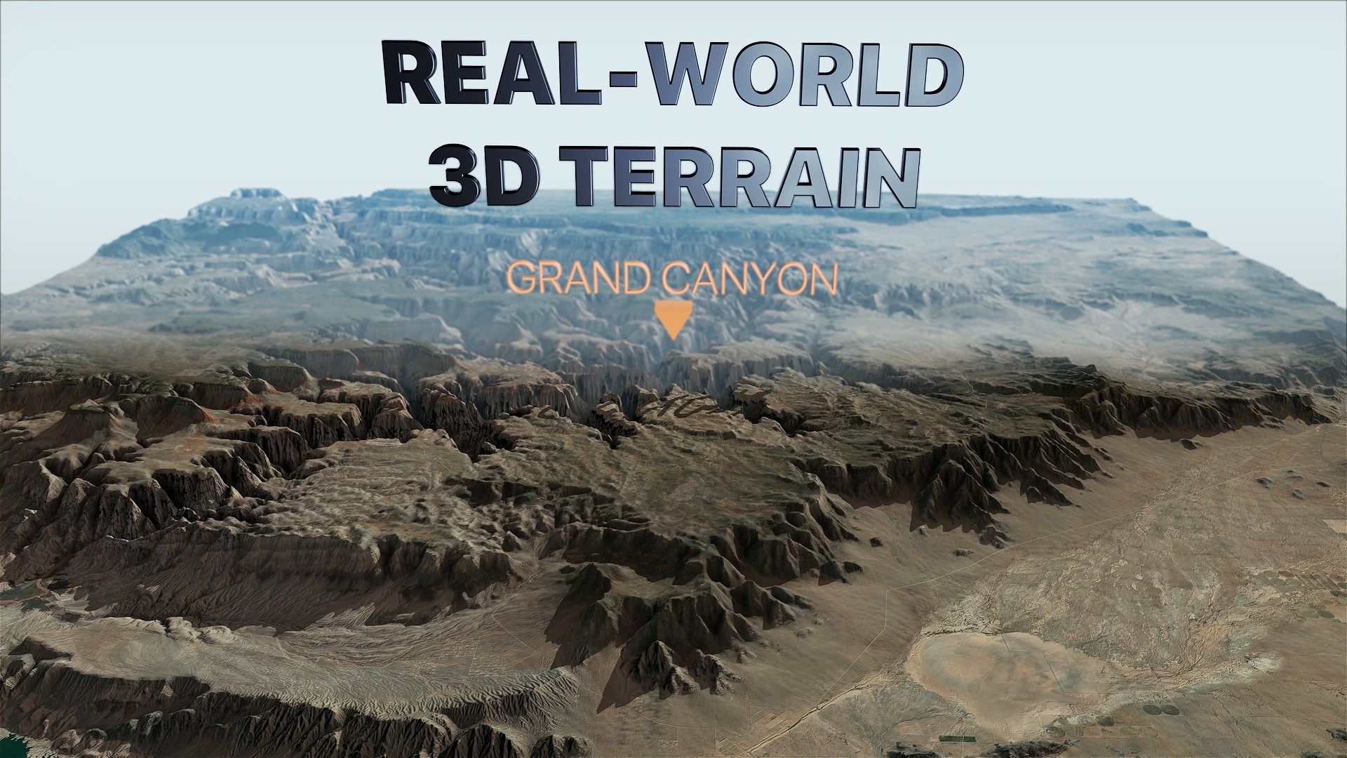 Create any real 3d location whole earth