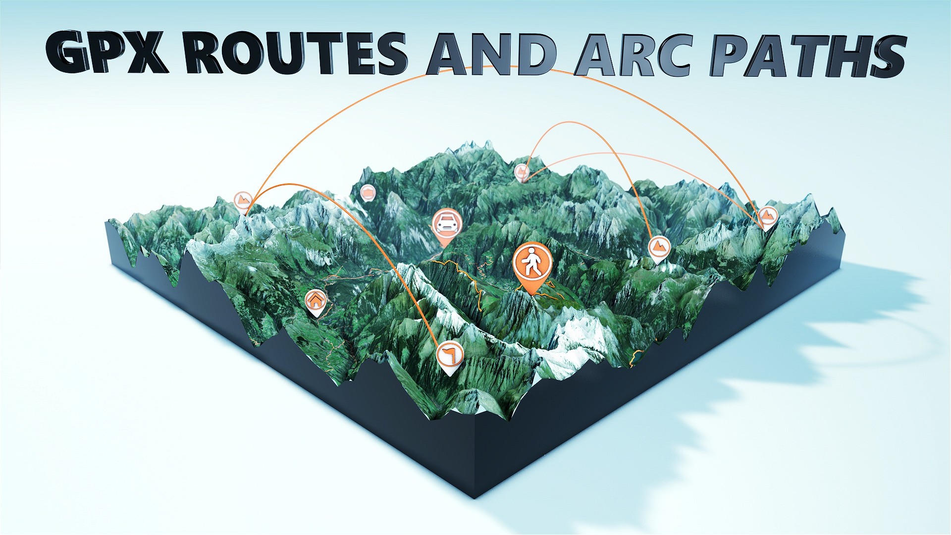 Create any real 3d terrain in a couple of clicks