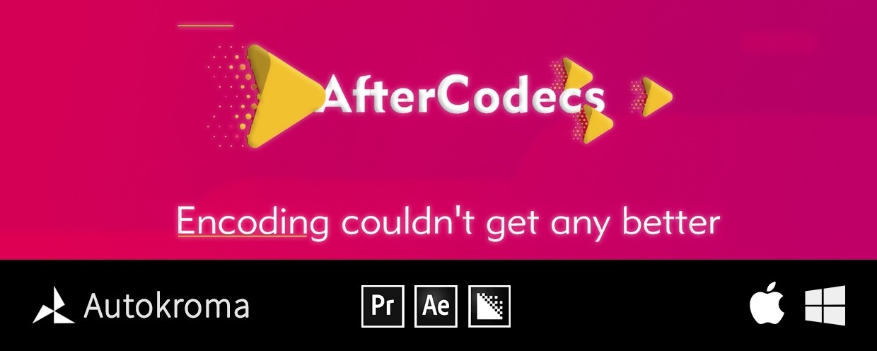 AfterCodecs - + aeplugins - aescripts.com