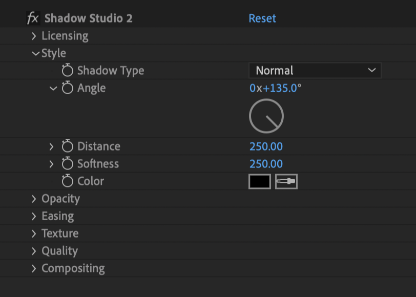 shadow studio 2 after effects free download