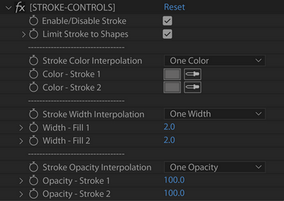 Stroke Controls