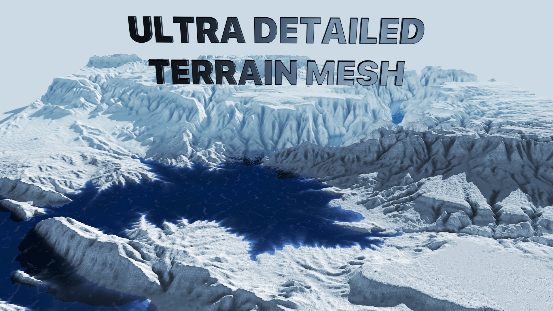 Create ultra desalination terrain mesh