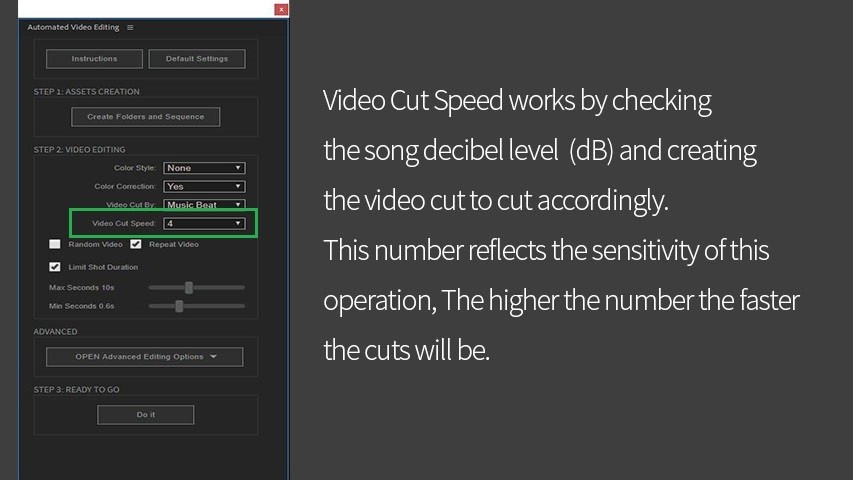 Video Cut Speed