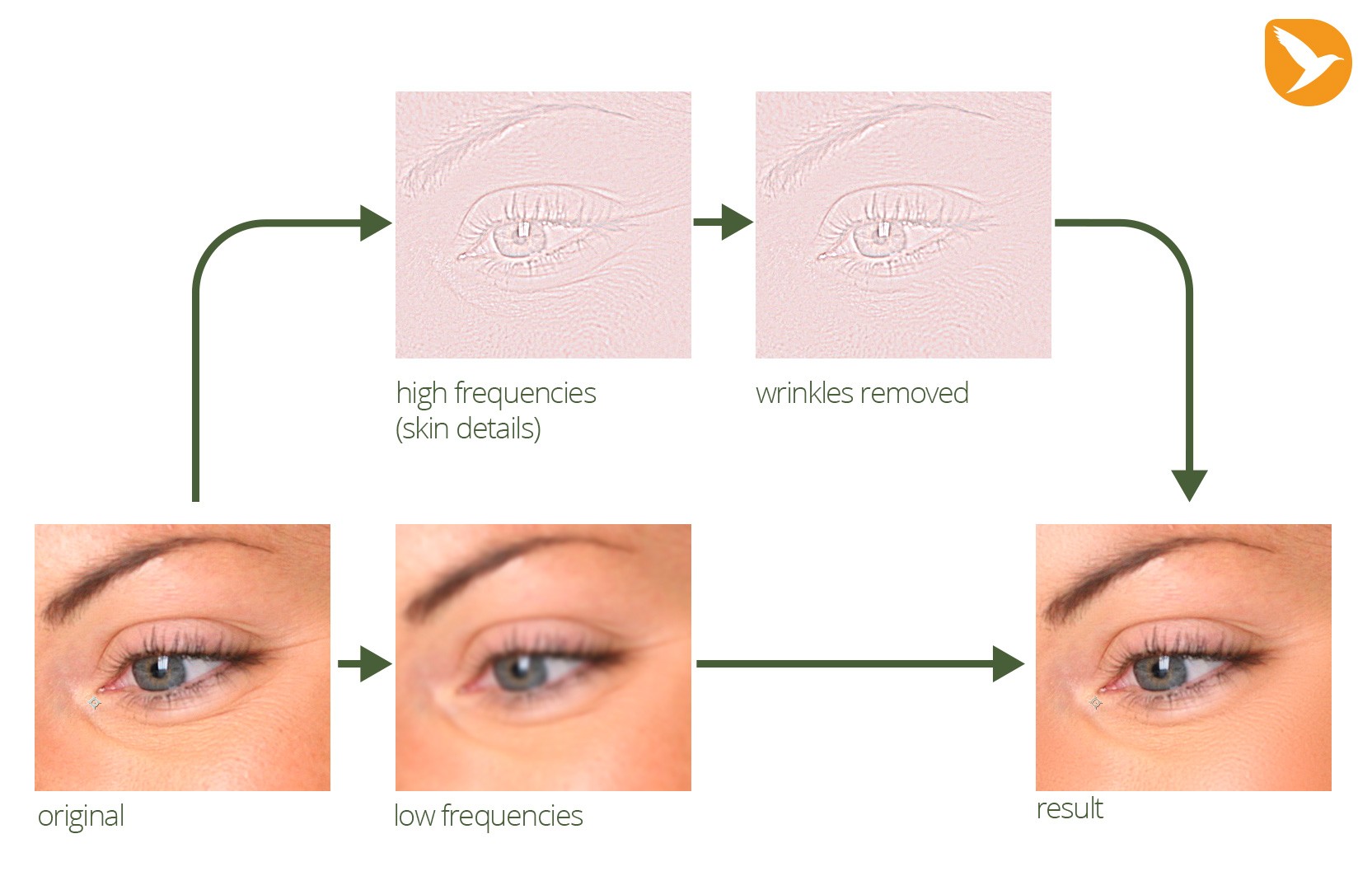 wrinkle remove workflow