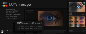 LUTs Manager : Real-Time Bulk LUT Previewer and Organizer