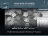 What Is Local Contrast? Introducing ALCE