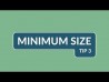 How to Set a Minimum Size for a Box 