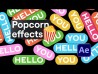 Quickly create this popcorn animation style using Adobe After Effects and Newton 4