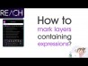 How to Mark Layers Containing Expressions in After Effects using Reach