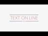 Placing Texts on a Line