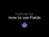 PolyDivider Tips: How To use Fields
