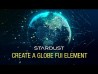 Globe FUI element using Stardust