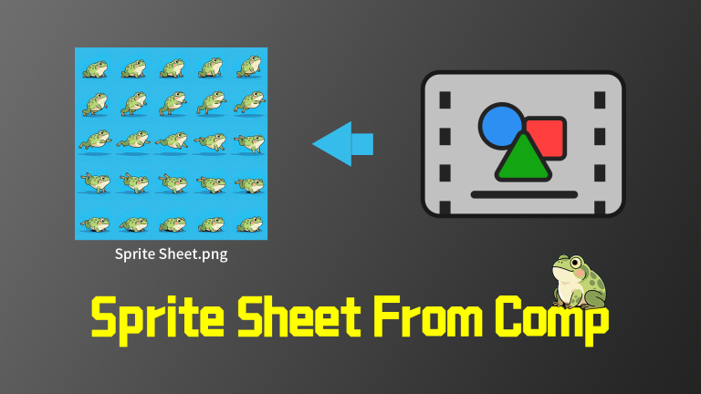 Sprite Sheet From Comp
