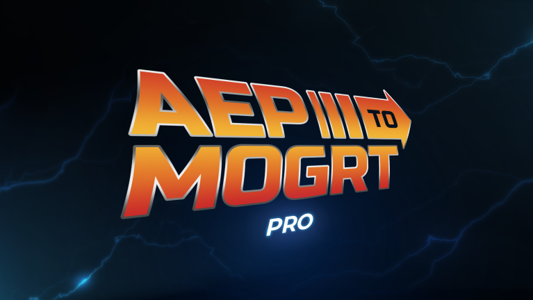 Aep to Mogrt Pro